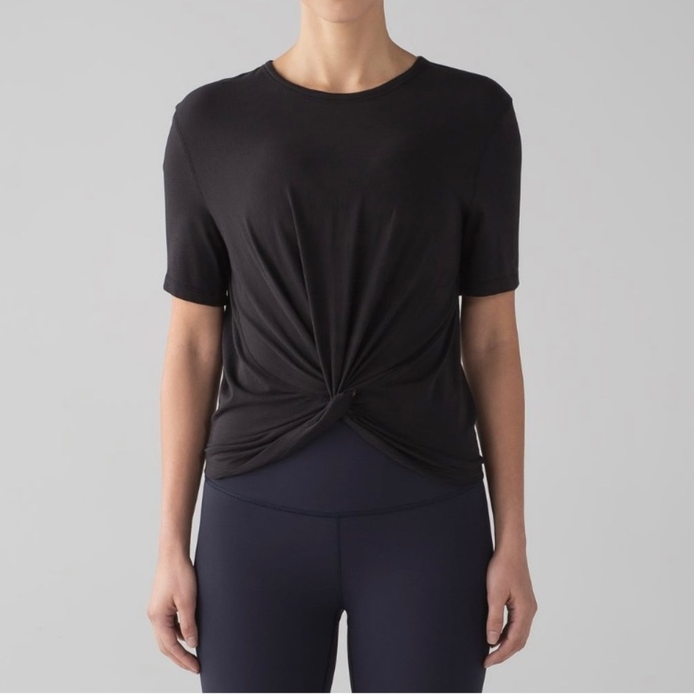 Lululemon Crescent Tee Black LW3GDJS BLK